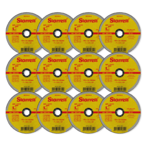 Disco Abrasivo de Corte 7” x 1/16” x 7/8” DAC180-24 C/12 peças – Starrett - Imagem 1