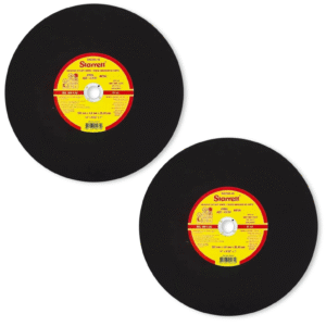 Disco Abrasivo de Corte 14” x 5/32” x 1” C/2 peças DAC355-45 – Starrett - Imagem 1