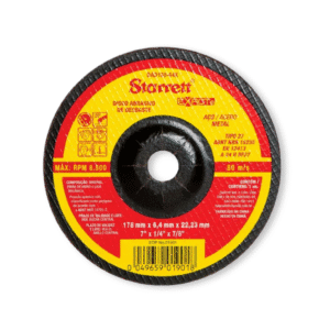 Disco Abrasivo de Desbaste Exact 7'' x 1/4'' x 7/8'' DAD180-64X -Starrett - Imagem 1