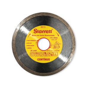 Disco Diamantado de Corte Contínuo Exact 110 x 20mm DDC110 - Starrett - Imagem 1
