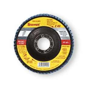 Disco Flap 4.1/2 X 7/8 GR40 C/6 Peças FDS115-40FC – Starrett - Imagem 2