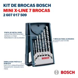 Jogo de Brocas Videa 7 peças (3-8mm) - BOSCH - Imagem 4